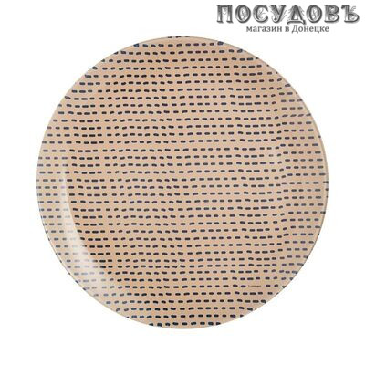 Luminarc Egee P0365 тарелка обеденная, стекло упрочненное, цвет бежевый с рисунком, Ø260 мм, Франция 1 шт.
