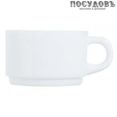 Luminarc Stackable H7791 чашка, 140 мл, стекло упрочненное, белый, Франция