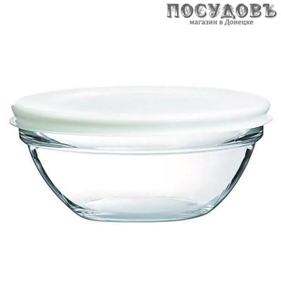 Luminarc Empilable H1152 салатник с крышкой, стекло упрочненное, Ø200 мм, Франция