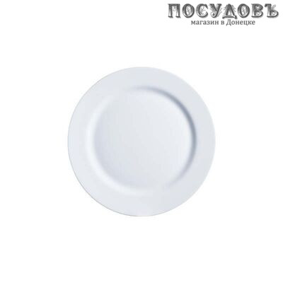Luminarc Evolution Peps 63377 тарелка десертная, стекло упрочненное, цвет белый, Ø195 мм, Франция 1 шт.