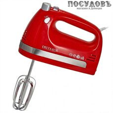 Delta DE-7705 миксер, 700 Вт, 5 скоростей, цвет красный