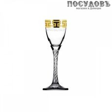 Гусь Хрустальный Греческий узор EAV03-612/S, набор рюмок 55 мл, стекло, в упаковке 6 шт.