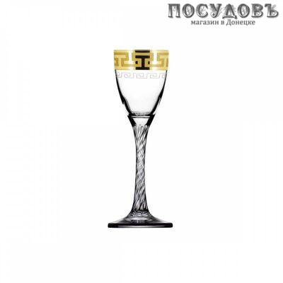 Гусь Хрустальный Греческий узор EAV03-612/S, набор рюмок 55 мл, стекло, в упаковке 6 шт.