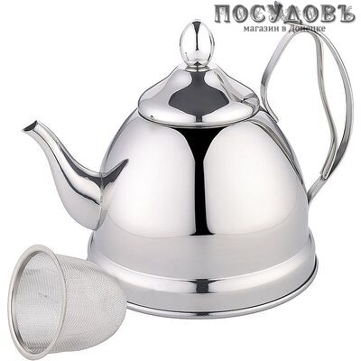 ZEIDAN Z-4426 чайник заварочный с фильтром, сталь нержавеющая, 1000 мл
