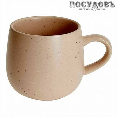 Rosario Ф19-091L кружка, 420 мл, керамика, розовый