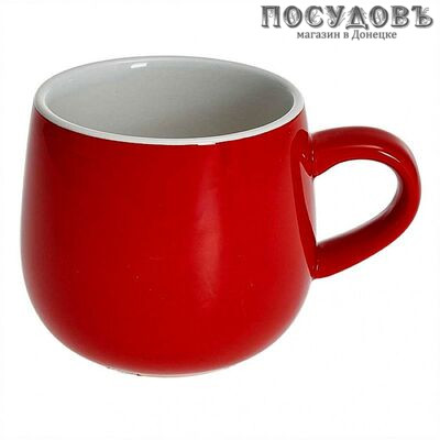 Rosario Ф19-092L кружка, 420 мл, керамика, красный