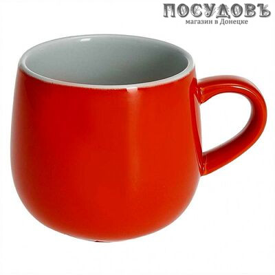 Rosario Ф19-093L кружка, 420 мл, керамика, оранжевый