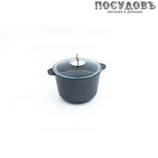 Victoria Гранит G08 1,5G кастрюля с крышкой 1,5 л, Ø160 мм, алюминий литой, гранитное покрытие Greblon C3+ (Германия), 2 пр.