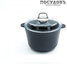 Victoria Гранит G08 4,0G кастрюля с крышкой 4,0 л, Ø220 мм, алюминий литой, гранитное покрытие Greblon C3+ (Германия), 2 пр.