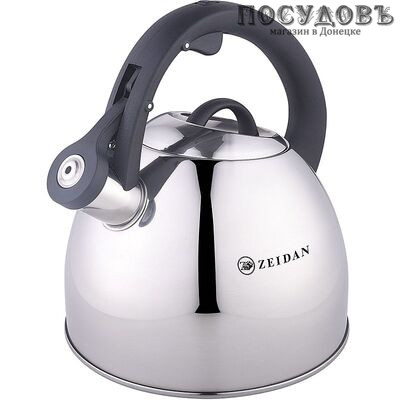 ZEIDAN Z-4430 чайник со свистком, 3,0 л, сталь нержавеющая, капсульное дно