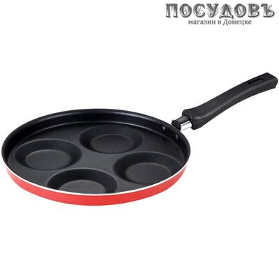 Galaxy Line GL9856 сковорода с секциями Ø250×32 мм, алюминий штампованный, антипригарное покрытие Whitford Xylan