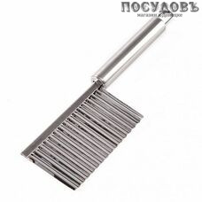 Webber BE-0457 резак для овощей и фруктов, лезвие: сталь нержавеющая 220 мм из нержавеющей стали рукоятка, Россия, в упаковке 1 шт.