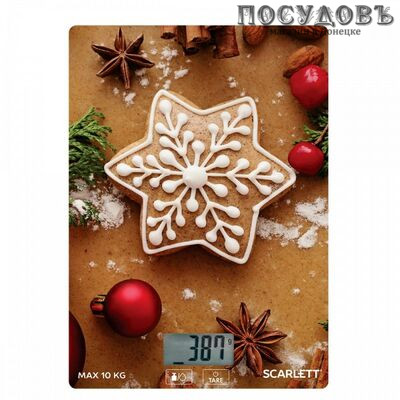 Scarlett SC-KS57P42 весы кухонные-платформа, до 10,0 кг