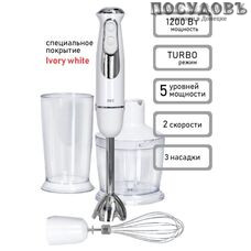 JVC JK-HB5122 блендер многофункциональный, 1200 Вт, измельчитель 500 мл, цвет белый