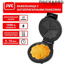 JVC JK-MB026 вафельница электрическая Ø190 мм, 1000 Вт, цвет черный
