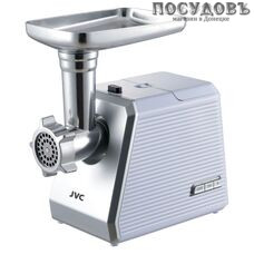 JVC JK-MG127 мясорубка электрическая 2500 Вт, 2,7 кг/мин, цвет белый с серебристым