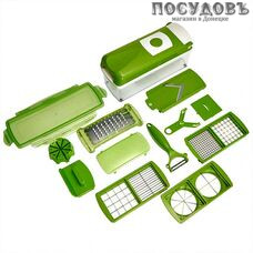 Webber Nicer Dicer Plus BE-5403 овощерезка многофункциональная, зеленый