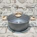 Кастрюля 26см 5.5л ALPENKOK AK-62/2N GREY MARBLE со стеклянной крышкой