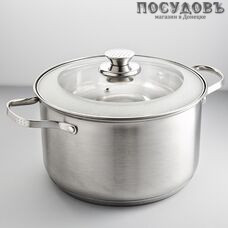 Webber BE-302/2 кастрюля с крышкой, сталь нержавеющая, 2,2 л, Ø160×105 мм, 2 пр.