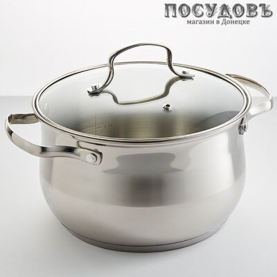 Webber BE-313/2 кастрюля с крышкой, сталь нержавеющая, 3 л, Ø180×115 мм, 2 пр.