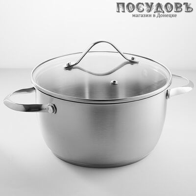 Webber BE-325/2 кастрюля с крышкой, сталь нержавеющая, 4,5 л, Ø220×120 мм, 2 пр.
