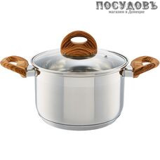 Webber BE-120/2 кастрюля объемом 2,2 л, сталь нержавеющая, Ø160 мм, многослойное дно, Россия