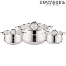 MercuryHaus Skirt MC-1691 набор кастрюль, сталь нержавеющая 18/10, 6 пр.
