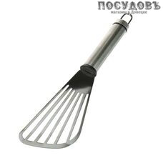 Мультидом М35-8, лопатка с прорезями, 260×65 мм, сталь нержавеющая, на блистере 1 шт