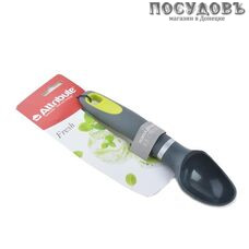 Attribute "Fish" AGF175, ложка для мороженного, 190×45 мм, пластик, пластиковая прорезиненная ручка, на блистере 1 шт