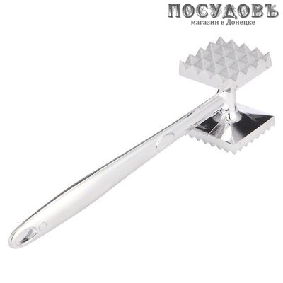 KING Hoff KH-1168 молоток для отбивания мяса, 220×40×35 мм, материал сталь нержавеющая, 1 шт.