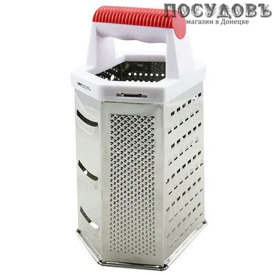 Webber ВЕ-055 терка 6-ти гранная, (сталь нержавеющая), ручка пластик, Россия, 1 шт