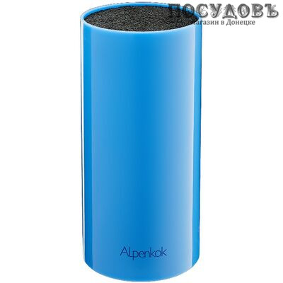 Alpenkok AK-204ST колода для ножей 110×220 мм, пластик, синий цвет 1 шт.