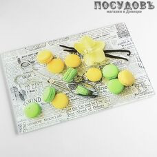 Alparaisa Ванильный макаронс RD0064/1-ST доска разделочная, материал стекло закаленное, 200×300×4 мм, 1 шт.
