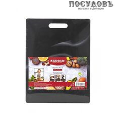 Attribute Marbele White ABX147 доска разделочная, полипропилен 275×365 мм, цвет черный