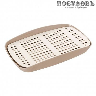 Phibo 4312384 подставка универсальная, 175×105×25 мм, полипропилен, цвет темно-бежевый