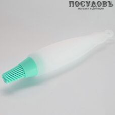 Webber BE-1500S, кисточка с ручкой-контейнером, 190×40 мм, силикон, мятный, Россия 1 шт.