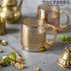 Luminarc Nordic Golden honey P9158 кружка, 380 мл, стекло упрочненное, золотой