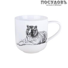 Quinsberry Tiger NB2101-4/T кружка, 450 мл, фарфор, без упаковки