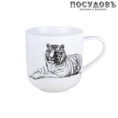 Quinsberry Tiger NB2101-4/T кружка, 450 мл, фарфор, без упаковки