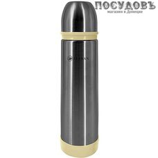 ZEIDAN Z-9090 термос, колба сталь нержавеющая 1000 мл, цвет стальной с бежевым