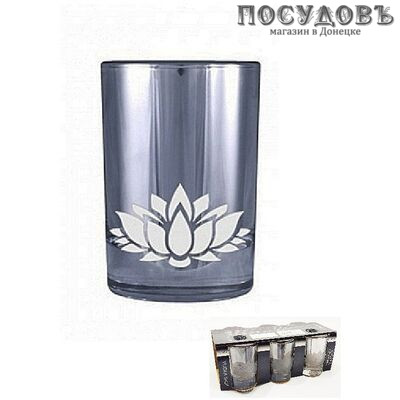 Гусь-Хрустальный Лотос Аметист EH298-837-S, рюмка 60 мл, стекло 6 шт.