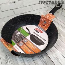 Olina Deep granite induction 501-7-28 сотейник Ø280×76 мм, алюминий литой, мраморное покрытие