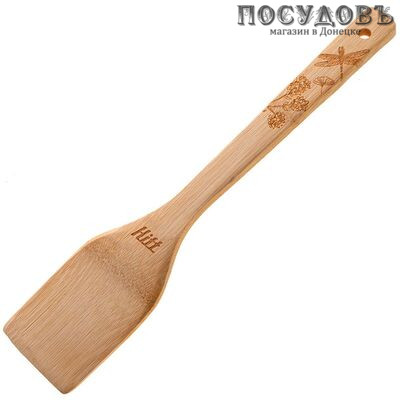 HITT Botanica H-BO119, лопатка кулинарная, 300 мм, бамбук