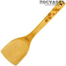 HITT Botanica H-BO124, лопатка кулинарная, 300 мм, бамбук