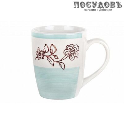 Коралл Голубой ситец-2 RX008 кружка, 360 мл, керамика