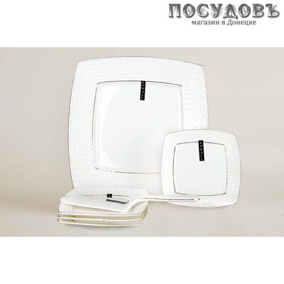 Коралл Снежная королева СРТ0254-А набор для торта керамика 8 пр.