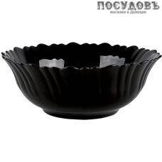 Коралл Nero Classico HY13LTW60 салатник, Ø150×60 мм, 500 мл, стеклокерамика