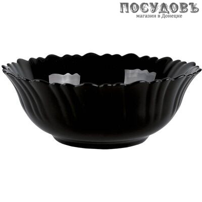 Коралл Nero Classico HY13LTW60 салатник, Ø150×60 мм, 500 мл, стеклокерамика