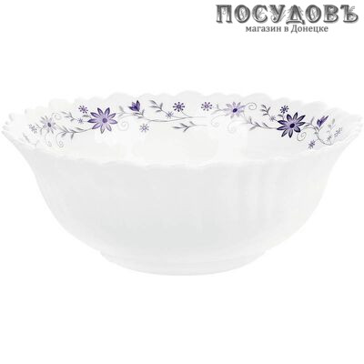 Коралл Viola BY13LTW60-T17 салатник, Ø150×55 мм, 500 мл, стеклокерамика