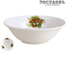 Коралл Клубника ZHL-1551/15 салатник, фарфор, Ø150×50 мм, 350 мл